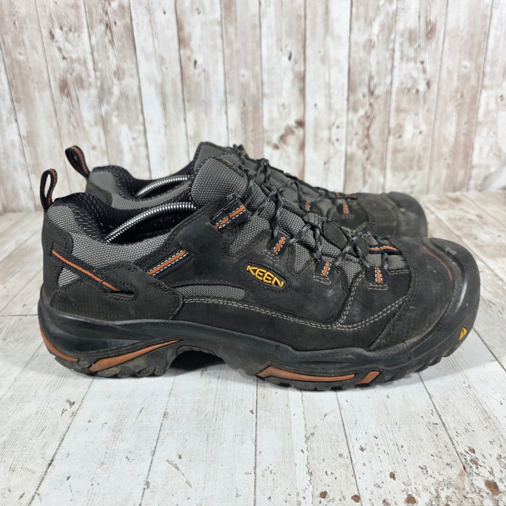 Keen Utility Lansing Low Steel Toe Work Shoes Mens 13EE Black 1011244EE EH Rated